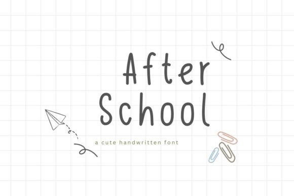 After School: A Handwritten Font for Elegant Design