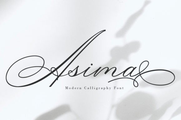 Asima: A Sweet Script Font for Makers