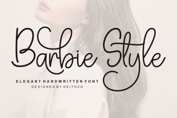 Barbie Style Font for Web Design