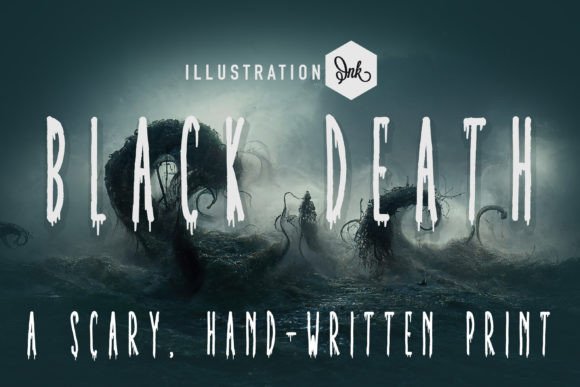 Black Death Font: A Dark, Drippy Typeface