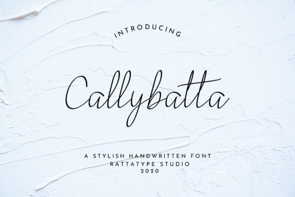 Callybatta Font: Elegant Handwritten Style