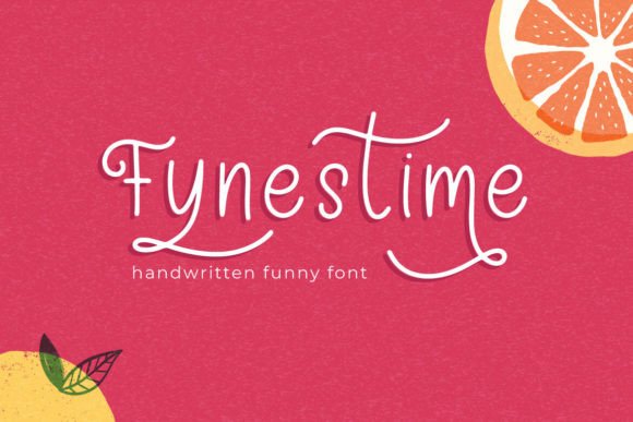 Fynestime Font: Elegant Handwritten Style