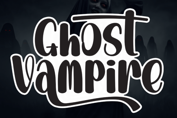 Ghost Vampire Font for Editorial Design
