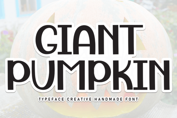 Giant Pumpkin Font for Business