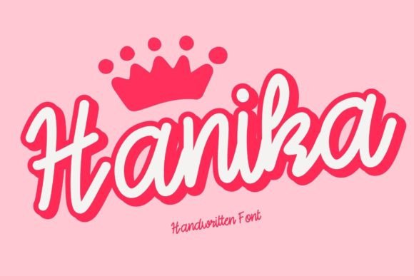Hanika: A Handwritten Font for Creative Web Design