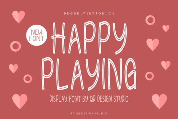 Happy Playing Font: A Bold Display Choice
