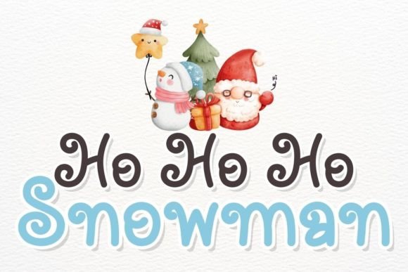 Ho Ho Ho Snowman Font Review
