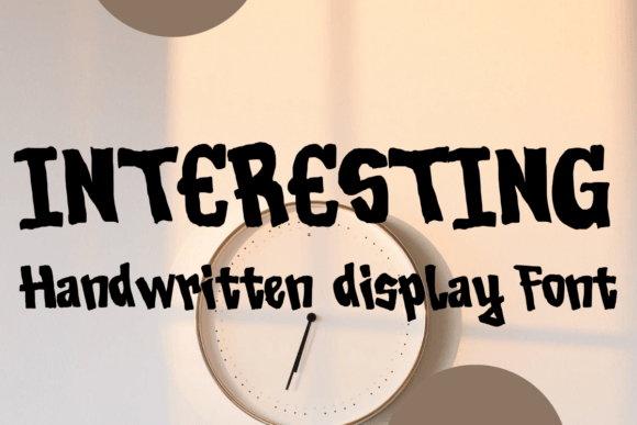 Interesting Font for Web Design