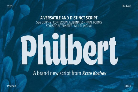Philbert: A Versatile Script Font for Crafters