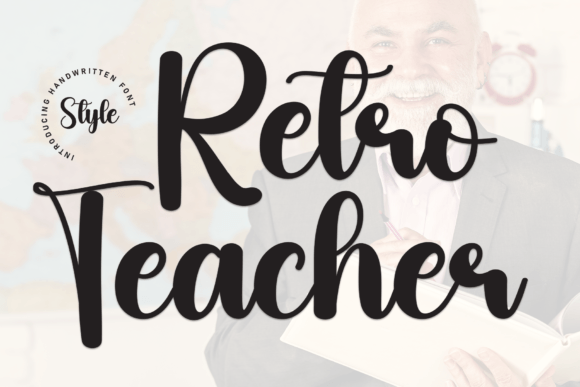 Retro Teacher: A Friendly Font for Creative Projects