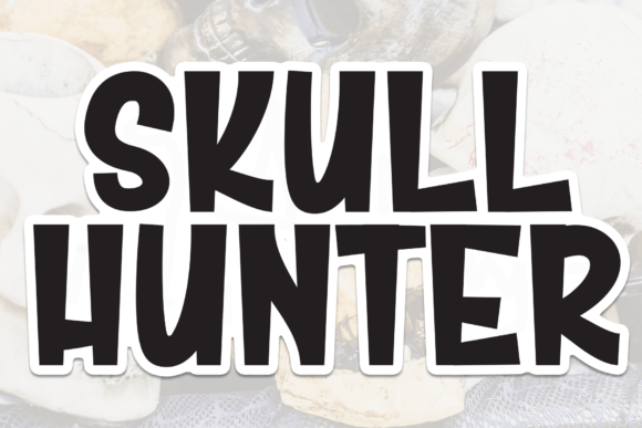 Skull Hunter Font: Bold and Beautiful