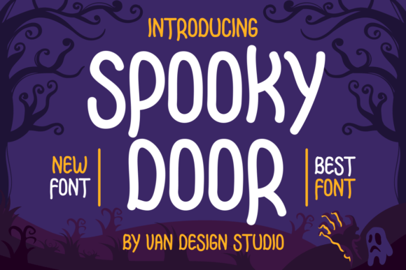 Spooky Door Font for Web Design